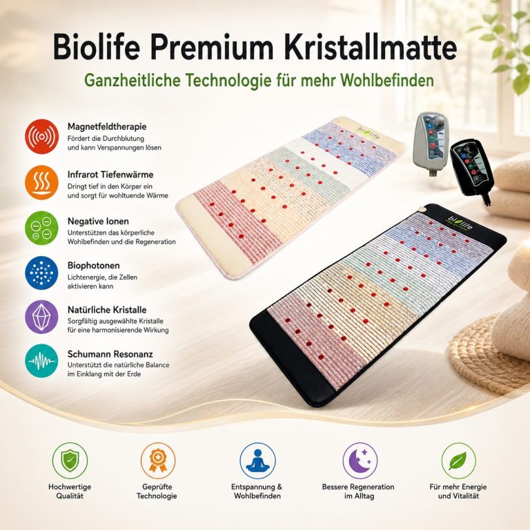 Biolife® Premium Kristallmatte – Räumungsverkauf Biolife® Premium Kristallmatte im Räumungsverkauf – stark reduziert