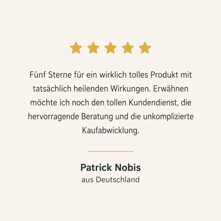 Bewertung Biolife® Premium Kristallmatte Echte Google Bewertung von echten Kunden für die Biolife® Premium Kristallmatte